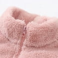 thumbnail image 5 of lkfuzj Boys Girls Plus Plush Coat Toddler Long Sleeve Winter Solid Zippered Coat Jacket Thicken Outerwear Youth Boy(3-16 Years) - Pink, 5 of 8