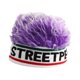 thumbnail image 3 of Gorro con peluca de pelo, gorro con peluca con visera, gorro novedoso para hombres y mujeres, para actividades al aire libre y casuales Púrpura, 3 of 8