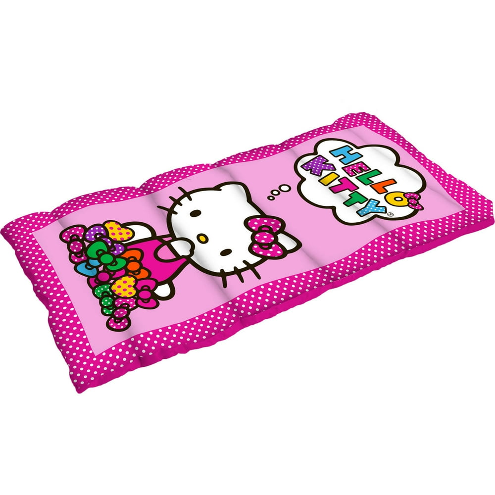 Sanrio Hello Kitty Kids Sleeping Bag with Polyester Shell and Liner