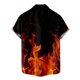 thumbnail image 5 of Tops Para Hombre Botones Casuales Playa Camisa de Manga Corta Con Estampado Sin Posicionamiento Blusa Odeerbi ODB179739, 5 of 5