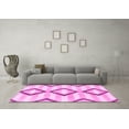 thumbnail image 3 of Ahgly Company Indoor Square Abstract Pink Modern Area Rugs, 6' Square, 3 of 4