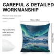thumbnail image 2 of borealis lake mountains Linen toss pillowcase decoration pillowcase gifting preferred 20x20 inch cushion cover sofa pillowcase sofa bedroom living room car, 2 of 3