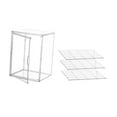 thumbnail image 2 of KLKCMS Vitrine de Pâtisserie Réglable pour Boulangerie, Vitrine de Pâtisserie pour Magasin, Beigne, Douche, 2 of 9
