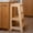 Varnished, variant on Stepup Baby Toddler Standing Tower - 3 Level Adjustable Wooden Kitchen Step Stool, Bathroom Sink, Kitchen Counter, Kids 18 months to 4 Years Gift - White