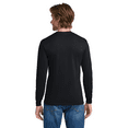 thumbnail image 3 of Gildan Ultra Cotton Crewneck T-Shirt for Men, Long Sleeve Classic Fit Black Tee, 3XL, 3 of 6