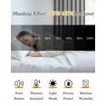 thumbnail image 5 of Black Striped Blackout Curtains 84 Inches Long, Black White Stripes Farmhouse Thermal Insulated Black Out Curtains, Darkening Window Curtain Drapes for Bedroom Living Room 42"x84" 2 Panels, 5 of 8
