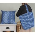 thumbnail image 5 of Soimoi Blue Moss Georgette Fabric Artistic Geometric Print Sewing Fabric Yard 42 Inch Wide, 5 of 5