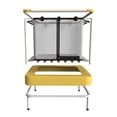 thumbnail image 5 of Fbsport 40'' Mini Trampoline for Kids Indoor & Outdoor with Safety Enclosure, Age 3-6, Yellow, 5 of 8