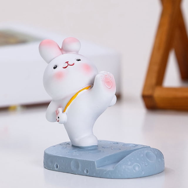 Soporte para teléfono celular, lindo conejo, soporte para teléfono celular, soporte para teléfono celular, soporte de escritorio diseñado para profesionales