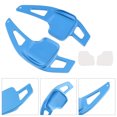 thumbnail image 5 of Steering Wheel Paddle Shifter Extensions For BMW F15 F25 F30 F31 Aluminium Blue, 5 of 12