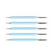 thumbnail image 2 of Eigraketly Bolígrafos de arcilla de silicona, bolígrafos para esculpir, herramientas de escultura portátiles antideslizantes, 5 uds. Kits y herramientas para tallar azul, 2 of 6