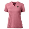 thumbnail image 2 of Women's Cutter & Buck  Heather Red Sacramento River Cats Forge DryTec Heathered Stretch Blade Top, 2 of 3