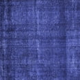thumbnail image 1 of Ahgly Company Indoor Square Oriental Blue Industrial Area Rugs, 5' Square, 1 of 4