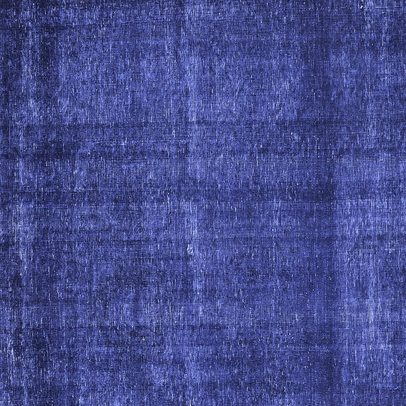 Ahgly Company Indoor Square Oriental Blue Industrial Area Rugs, 5' Square