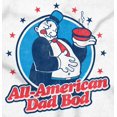 thumbnail image 2 of Vintage Cartoon All American Dad Bod Youth T Shirt Tee Boys Infant Toddler Brisco Brands 3T, 2 of 5