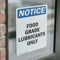 thumbnail image 4 of (2 Pack) Food Grade Lubricants Only OSHA Notice Sign 5 Inch X 3.5 Inch Vinyl Label Decal Sticker Weather Resistant, UV Protected for Workplace, Business, and Construction Site, Made in, 4 of 7
