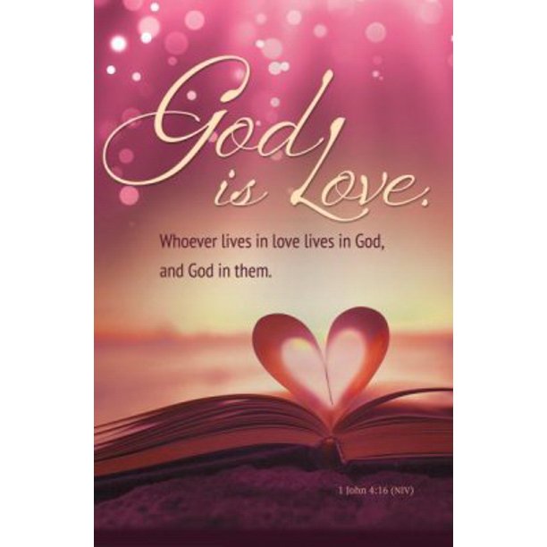 Bulletin God Is Love 1 John 4 16 Niv Pack Of 100 Walmart bulletin-god-is-love-1-john-4-16-niv-pack-of-100-walmart