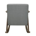 thumbnail image 5 of OakvillePark Hamilton Fabric Upholstered Rocking Chair, Gray, 5 of 7