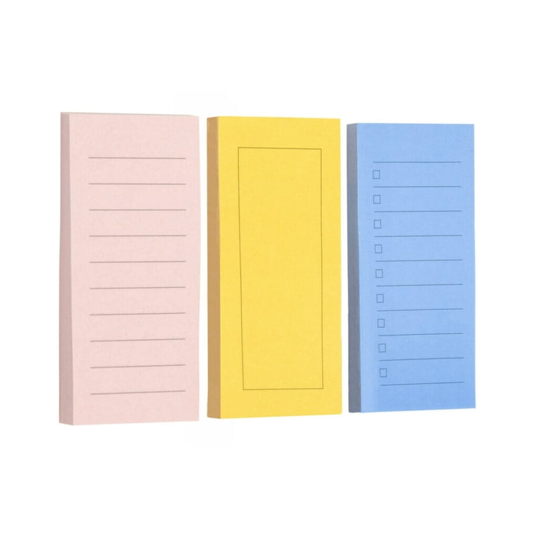 Note Paper Smart White Sticky Notes Smart Sticky Note Paper Roll 3-Pack - Assorted ...