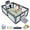 Dark Grey, variant on Gymax Large Baby Playpen w/ Mat Baby Play Yard w/ Basketball Hoop Soccer Nets