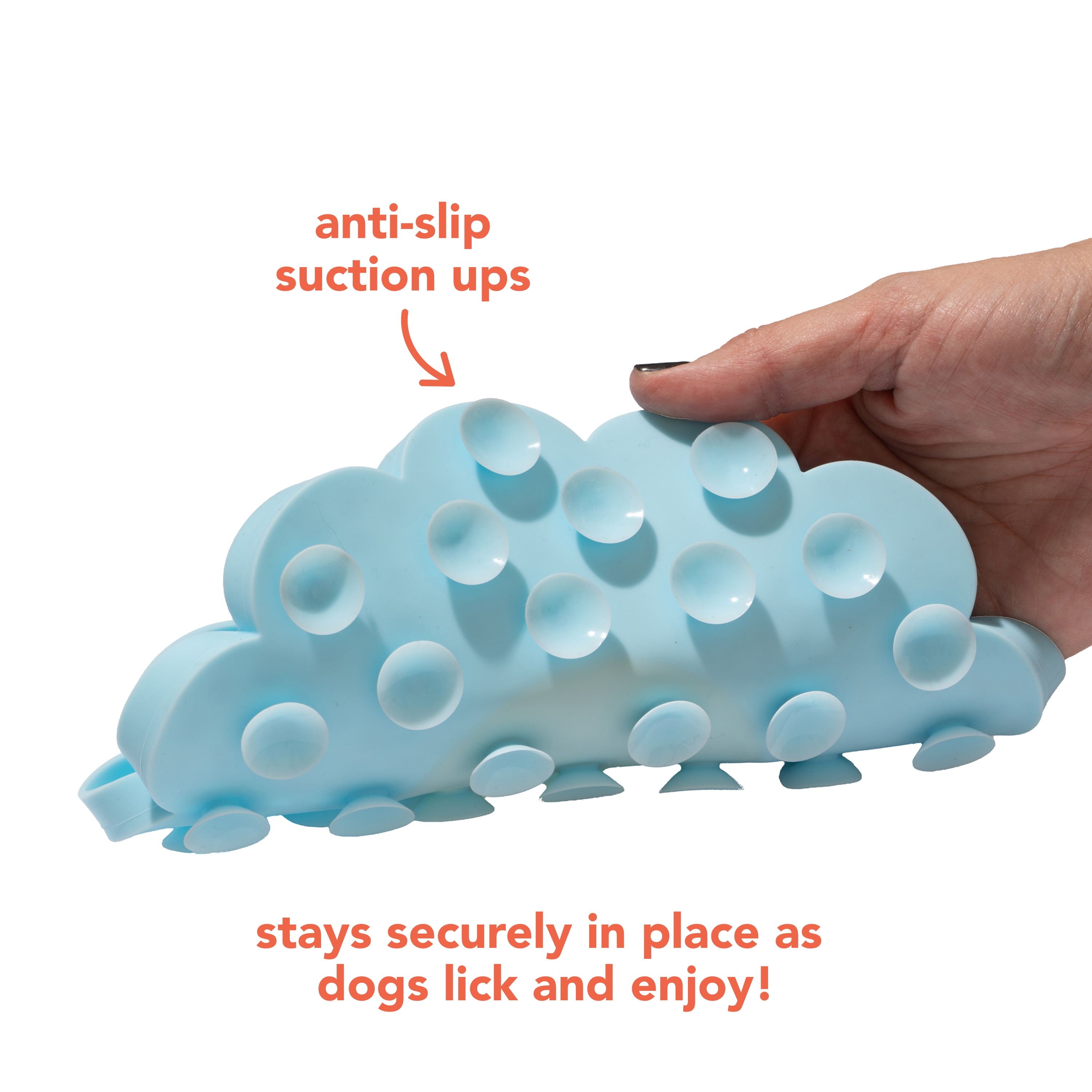 Oodles Silicone Smiley Daisy Dog Lick Mat 2- Pack Set, Multicolored, One Size