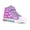 Purple Sequins, variant on FUNCOO PLUS Toddler Boys Light Up Sneakers Boys High Top Canvas Shoes, Dinosaur, Size 11