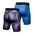 thumbnail image 2 of 2-Pack Men's Compression Shorts Fitness Cycling Quick-Drying Gym Exercise Running Sports Bra, 2 of 8