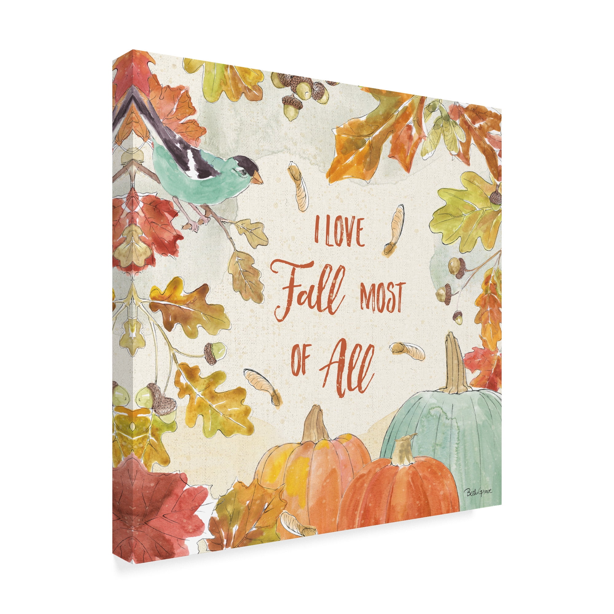 Trademark Fine Art 'Falling for Fall III' Canvas Art by Beth Grove