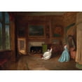 thumbnail image 3 of James Holland 14x11 Black Modern Framed Museum Art Print Titled - The Lady Betty Germain Bedroom at Knole, Kent, 3 of 5
