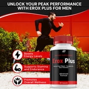 Erox Plus for Men Capsules, EroxPlus Vitamin Complex Pills, 60 Capsules