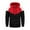 Red, variant on Fgnfyis Men Color Blocked Drawstring Hooded Sweatshirt Casual Business Fashionable Loose Comfortable Sweatshirt Mens Hoodie Red L