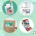 thumbnail image 2 of Holiday Festive Party Wrapping Paper Glossy Coated Paper Labels Secure Stick Peel Resistant Curl Resistant DIY Wrapping Labeling Multiple Designs for Holiday Preparations, 2 of 5