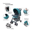 thumbnail image 2 of Carriola para Bebé D'Bebe Plegable Con Charola,6 a 24 meses o15kg Azul, 2 of 9