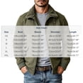 thumbnail image 3 of Mifsaly Mens Warm Bomber Jackets Sherpa Lined Zip Up Utility Jacket Winter Daily Going Out Street Western Style Casual Outfits with Pockets, 3 of 9