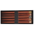 thumbnail image 5 of 5 Pairs Natural Wood Chopsticks Environmental Protection HandCarved Chopsticks Gift Set, 5 of 5