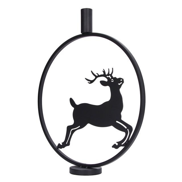 Portavelas de hierro decorativo negro de estilo europeo portavelas para boda y fiesta ANGGREK Otros