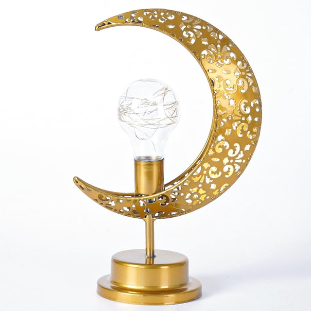 Lámpara de luna LED | Lámpara de bola decorativa | Decoración de oficina y hogar | Luz de noche para dormitorio que funciona con pilas