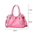 thumbnail image 2 of Bolso tipo cartera para mujer, bolso de mano de gran capacidad, ligero, para ir de compras a diario, color blanco, 2 of 2