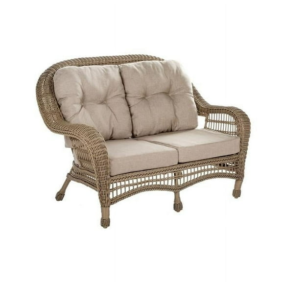 Bold Fontier Saturn Collection Patio Loveseat, Light Brown