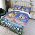 thumbnail image 3 of Cartoon 3 Piece Bedding Set The Creature Cases Comforter Set Cute Duvet Cover Sets Super Soft Girls Bedding Set Kids Bedroom Gifts,1 Duvet Cover with 2 Pillowcases Twin, 3 of 6