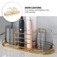 thumbnail image 3 of 1pc Punch Free Toothpaste Toothbrush Storage Rack Iron Brush Cup Storage Rack, 3 of 8