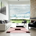 thumbnail image 7 of Ahgly Company Machine Washable Indoor Rectangle Transitional Light Rose Pink Area Rugs, 5' x 7', 7 of 7