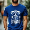 thumbnail image 2 of August 1991 The Birth of Legends T-Shirt - Celebrated Birthday Tee for Men, 2 of 4
