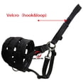 thumbnail image 3 of Horse Grazing Muzzle Comfort Lined Heavy Duty Waffle Nylon Equestrian Equipment with Hook and Loop Fastener Halter, 3 of 4