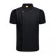 thumbnail image 1 of Chaqueta de chef uniforme,Chaqueta de chef de manga corta para mujer y hombre,uniforme,Ropa de cocinero Ropa de trabajo para chefs Ropa de trabajo para catering,Chaquetas de servicio de, 1 of 8