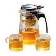 thumbnail image 1 of Zahra Glass Teapot with Removable Infuser for Loose Leaf Tea Brewing, 1 of 8