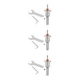 thumbnail image 2 of maskred Adjustable Woodworking Drill Bit Countersink Round Shank Steel for Precise Drilling 4mm 3Set, 2 of 6
