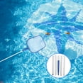 thumbnail image 4 of HAMPPLIES Swimming Pool Cleaning Equipment Blue Rod Shaped Handle for Pools Aquarium Maintenance 130x0.8in 1Set, 4 of 7