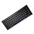 thumbnail image 1 of Silver Frame Laptop Mute Keyboard Sensitive Replace Parts Toetsenbord Slide Dust-proof Keypad Plug Plug and Play Replacement for HP Elitebook 840 G5 US, 1 of 8