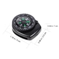 thumbnail image 3 of Dosaele 2 Pcs Boussole Détachable Étanche Boussole Portable Outils de Survie pour Montre, 3 of 6